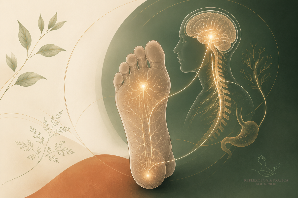 Reflexologia para o sistema nervoso: por que 85% dos casos começam aí